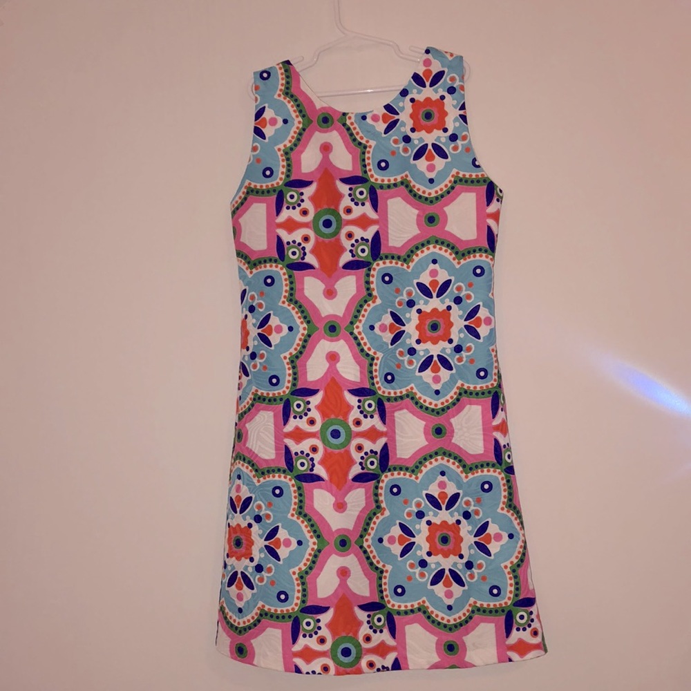 Colorful spring church dress